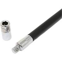 Tournevis flexible extra-long avec adaptateur carr&eacute; 1/4" x hexagonal 1/4" Nassau Supply