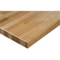 Hardwood Workbench Top, 48" W x 24" D, Square Edge, 1-1/4" Thick FM937 | Nassau Supply