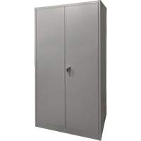 Storage Cabinet, Steel, 4 Shelves, 78" H x 36" W x 24" D, Grey Nassau Supply