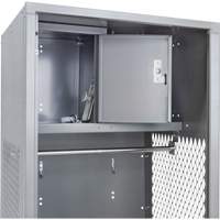 Gear Locker, Steel, 24" W x 24" D x 72" H, Grey FN468 | Nassau Supply