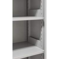 Hi-Boy Storage Cabinet, Steel, 4 Shelves, 72" H x 36" W x 18" D, Grey Nassau Supply