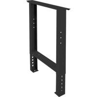 Pattes d'&eacute;tabli pour service industriel, Acier, 24" p x 34" h, Simple Nassau Supply