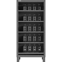 Heavy-Duty Open Front Cabinet with Dividers, Steel, 0 Drawers, 36" x 24" x 78", Grey Nassau Supply