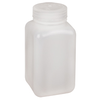 Easy-Grip Space-Saver Bottles, Square, 16 oz., Plastic HB017 | Nassau Supply