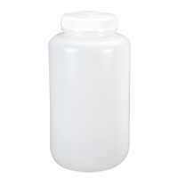 Wide-Mouth Bottles, Round, 1/2 gal., Plastic HB037 | Nassau Supply