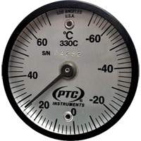 Magnetic Surface Thermometer, Contact, Analogue, -56.7-21.1°F (-70-70°C) Nassau Supply