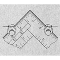 Fixations de calibre d'escalier pour &eacute;querres de charpente & &eacute;querres de charpentier Nassau Supply