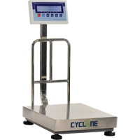 Cyclone 150 Bench and Platform Scale, 300 lbs. / 150 kg Capacity, 15-3/4" L x 19-7/10" W Nassau Supply