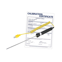 Needle Tip Thermocouple Probe with Calibration Certificate, 600 °C (1112°F) Max. Temp. Nassau Supply