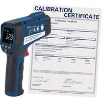 Professional Infrared Thermometer with Calibration Certificate, -26 - 1472° F ( -32 - 800° C ), 30:1, Adjustable Emmissivity Nassau Supply