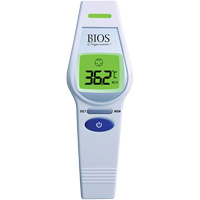 Non-Contact Forehead Thermometer, 0°C - 100.0°C (32.0°F - 212.0°F), Fixed Emmissivity IC614 | Nassau Supply