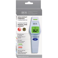 Non-Contact Forehead Thermometer, 0°C - 100.0°C (32.0°F - 212.0°F), Fixed Emmissivity IC614 | Nassau Supply