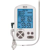 Premium Meat Thermometer & Timer, Contact, Digital, -4-122°F (-20-50°C) IC668 | Nassau Supply
