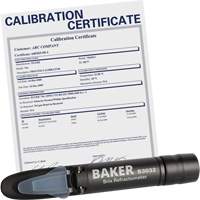 Refractometer with ISO Certificate, Analogue (Sight Glass), Brix IC779 | Nassau Supply