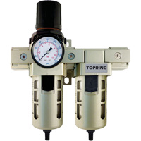 Airflo 400 Filter, Regulator & Coalescing Filter, 1/2" NPT, 150 PSI, 1.5 fl. Oz. Capacity Nassau Supply