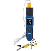 Thermom&egrave;tre &agrave; thermocouple de s&eacute;rie intelligente R1640 avec sondes pour fourneau/cong&eacute;lateur, Contact, Num&eacute;rique, 32-122°F (0-50°C) Nassau Supply