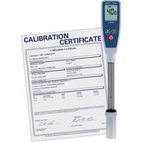 Long Stem pH Meter with Traceable Certificate Nassau Supply