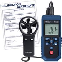 R4100 Vane Thermo-Anemometer with Air Volume with Calibration Certificate, Data Logging, 0.4 - 30 m/sec Air Velocity Range Nassau Supply