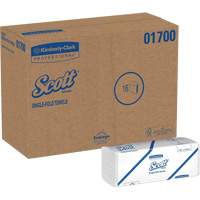 Scott&reg; Single Fold Towels, 1 Ply, 10-1/2" L x 9-3/10" W, 250 /Pack Nassau Supply