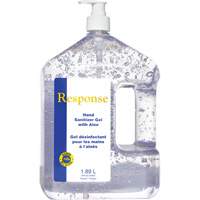 Gel d&eacute;sinfectant pour les mains &agrave; l'alo&egrave;s Response, 1890 ml, Bouteille &agrave; pompe, 70 % alcool Nassau Supply