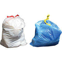 Sacs &agrave; d&eacute;chets Sure-Tie, Fort, 33" la x 38" lo, 0,9 mils, Transparent, Capacit&eacute; 121,13 L (32 gal.) Nassau Supply