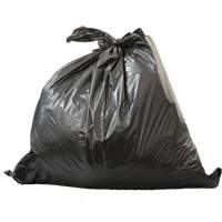 Garbage Bags, Oxo-Degradable, 0.6 mil Thick, Box of 500, Black JD162 | Nassau Supply