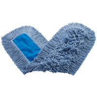 Kut-A-Way Dust Mop, Slip On Style, Cotton/Polyester, 36" L x 5" W Nassau Supply