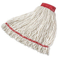Web Foot&reg; Shrinkless Wet Mop, Antimicrobial, Yarn, 20 oz., Loop Style Nassau Supply