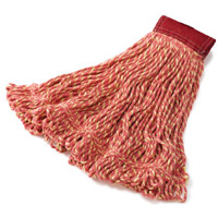 Super Stitch Wet Mop, Floor Finishing, Cotton/Yarn, 21 oz., Loop Style Nassau Supply