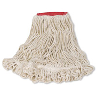 Super Stitch Wet Mop, Floor Finishing, Cotton/Yarn, 21 oz., Loop Style Nassau Supply