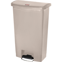 Slim Jim&reg; Waste Container, Resin, 18 US gal. Capacity Nassau Supply