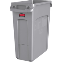 Slim Jim&reg; Vented Containers, Deskside, Polyethylene, 16 US gal. Nassau Supply