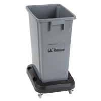 Bac &agrave; d&eacute;chets et de recyclage, Plastique, 16 gal. US Nassau Supply