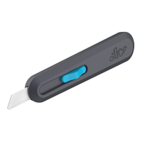 Couteau intelligent &agrave; lame r&eacute;tractable Slice, 1", C&eacute;ramique, Prise en Nylon Nassau Supply