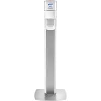 Messenger ES8 Silver Panel Floor Stand with Dispenser Nassau Supply
