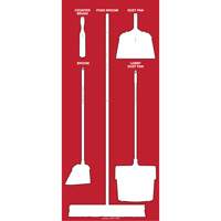 Ultra Aluma-Lite Dry Shadow Board (English Only) Nassau Supply