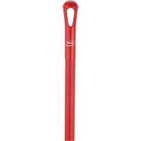 Manche ultra hygi&eacute;nique, Balai/Grattoir/Raclette, Rouge, Ergonomique, 59" lo Nassau Supply