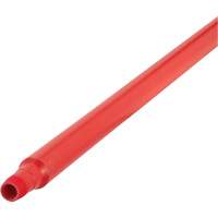 Manche ultra hygi&eacute;nique, Balai/Grattoir/Raclette, Rouge, Ergonomique, 59" lo Nassau Supply
