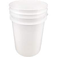 Heavy-Duty Pail, Plastic, 6 gal. Nassau Supply