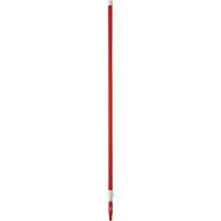 Manche de brosse pour plateforme, Brosse/Support &agrave; tampon, Rouge, T&eacute;lescopique, 62"-113" lo Nassau Supply