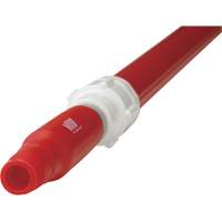 Manche de brosse pour plateforme, Brosse/Support &agrave; tampon, Rouge, T&eacute;lescopique, 62"-113" lo Nassau Supply