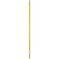 Manche de brosse pour plateforme, Brosse/Support &agrave; tampon, Jaune, T&eacute;lescopique, 62"-113" lo Nassau Supply