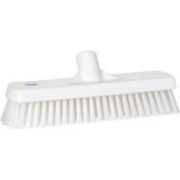 Brosse &agrave; r&eacute;curer pour planchers et murs, Crins Ferme, 12", Polyester, Blanc Nassau Supply