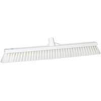 Balai-brosse &agrave; soies combin&eacute;es, Crins Cors&eacute;/Fin, 24", Polyester, Blanc Nassau Supply