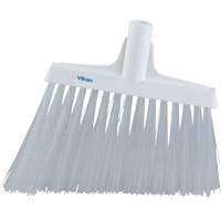 T&ecirc;te de balai oblique, Crins Extra-ferme, 12", Polyester, Blanc Nassau Supply