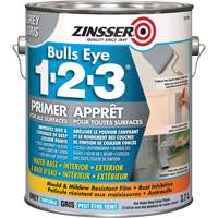 Appr&ecirc;t &agrave; base d'eau Bulls Eye 1-2-3, 3,78 L, Gallon, Gris Nassau Supply