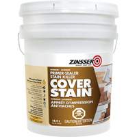 Scellant d'appr&ecirc;t &agrave; base d'huile Cover Stain, 18,9 L, Seau, Blanc Nassau Supply