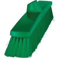 ColorCore Push Broom, Fine Bristles, 24", Polypropylene, Green Nassau Supply