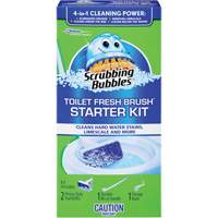 Trousse de d&eacute;marrage de brosse pour cuvettes Scrubbing Bubbles Fresh Brush, Recharge Nassau Supply
