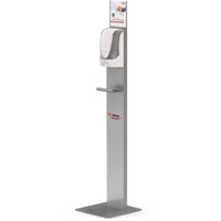 Support de plancher pour distributeur de d&eacute;sinfectant pour les mains sans contact Nassau Supply